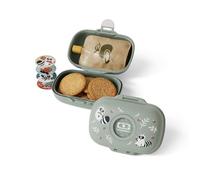 monbento - Gram - Boîte à Goûter Enfant 600 ml Hermétique aux Miettes | Snack box personnalisable avec pastilles, ouverture facile pour petites mains, compacte pour cartable, sans BPA