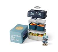 Monbento Lunch box enfant MB Tresor Wolf - 3 compartiments - Sans BPA