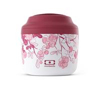 monbento - Bento Lunch Box Isotherme MB Element graphic Magnolia - Lunch Box Isotherme qui Garde les Repas Chauds/Froids - Boite Repas Idéale pour Travail/Outdoor - Sans BPA et Durable - Fleurs Roses