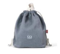 monbento - MB Buddy Bleu Sac à Dos Enfant - Sac Repas Enfant fille et garçon - Sac Transport Repas et/ou Goûter - Idéal pour Ecole/Parc