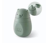 monbento - MB Yummy - Gourde Compote Réutilisable Enfant en Silicone - 150 ml - Gourde Souple Bébé sans BPA et Hermétique - Idéale Purée et Yaourt - Vert Forest
