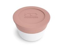 monbento - Pot Sauce à Emporter Temple L rose Moka - Petit Pot à Sauce Plastique avec Couvercle Hermétique - Boite pour Sauce 75 ml - Compatible avec les Lunch Box Rose