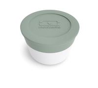 monbento - Pot Sauce à Emporter Temple L vert Natural - Petit Pot à Sauce Plastique avec Couvercle Hermétique - Boite pour Sauce 75 ml - Compatible avec les Lunch Box Vert