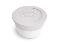 MONBENTO - Récipient à Sauce Lunch Box MB Temple L Coton - Petit Pot avec Couvercle pour Sauce - Hermétique et Réutilisable - Compatible avec Bento Box MB Square - Gris