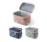 MONBENTO - Sac Isotherme Repas Enfant Frosty cannelle Fox - Glacière pour Transporter Lunch Box, Gourde, Accessoires et Encas - Sac Gouter Idéal pour Ecole/Pique-nique - Personnalisable - Motif Renard