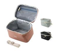 MONBENTO - Sac Repas Isotherme Arctic rose Moka - Petite Glacière Portable pour Lunch Box, Gourde & Accessoires Déjeuner - Lunch Bag 5L avec Sangle Bandoulière Amovible - Idéal pour Bureau/Pique-Nique