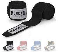 Moncada Fighting 4m Bande de Boxe Semi Elastique - Bandage de Boxe pour Boxe, MMA, Muay Thai - Bandes Boxe, Hand Wraps, Bandages Boxe