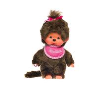 MONCHHICHI*20 cm Meisje met slab roze (nieuw)