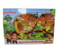 Silverlit Maison Deluxe Monchhichi – maison avec étage, terrasse et ponton – 30 cm