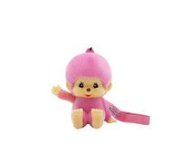 Teknofun Figurine lumineuse MONCHHICHI Rose 8cm avec dragonne CR2032 Licence SEKIGUCHI +14 Ans