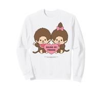 Monchhichi Hang in There Monchhichi-Kun & Monchhichi-Chan Sweatshirt