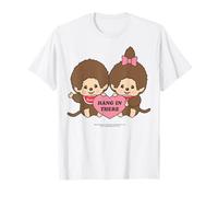 Monchhichi Hang in There Monchhichi-Kun & Monchhichi-Chan T-Shirt