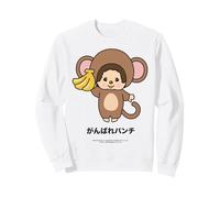 Monchhichi Hang in There Punch-Kun! Monchhichi & Bananas Sweatshirt