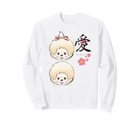Monchhichi Japanese Art Style The Part is A Mind Cute Twins Sweatshirt