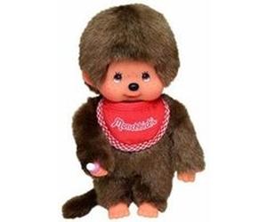 Monchhichi Jongen met slab rood (20cm) G