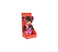 Monchhichi Kiki maman avec enfant Rose 20 cm