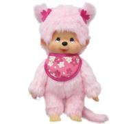 MONCHHICHI - Kiki Sakura - Peluche Doudou Bandai 20cm