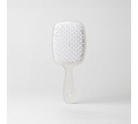 MONCHO MORENO MAGIC UNRAVELLER TRANSPARENTE, Brosse démêlante sans tir, peigne anti-traction, brosse à cheveux lisses et bouclés, brosse lissante, anti-casse