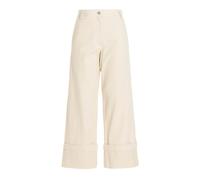 Moncler - 1952 Wide Leg Pantalons - Femme - Pantalons - Blanc - Taille: 36 FR
