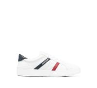 Moncler - Baskets Blanches avec Détail Tricolore - Homme - Chaussures - Blanc - Taille: 40 EU
