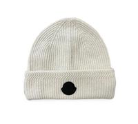 Moncler - Bonnet en Cachemire avec Logo - Homme - Accessoires - Beige - Taille: ONE Size