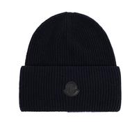 Moncler - Bonnet en laine - Femme - Accessoires - Bleu - Taille: ONE Size
