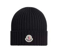 Moncler - Bonnet en laine - Homme - Accessoires - Noir - Taille: L
