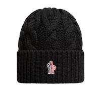 Moncler - Bonnet en tricot - Femme - Accessoires - Noir - Taille: ONE Size