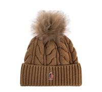Moncler - Bonnet Grenoble Apres-Ski - Femme - Accessoires - Brun - Taille: ONE Size