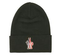 Moncler - Bonnet Tricoté Vert Hat - Homme - Accessoires - Vert - Taille: ONE Size