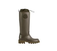Moncler - Bottes de pluie noires imperméables avec cordon de serrage - Femme - Chaussures - Vert - Taille: 36 EU
