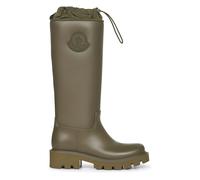 Moncler - Bottes Imperméables Vert Olive Slip-On - Femme - Chaussures - Vert - Taille: 35 EU