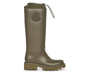 Moncler - Bottes Imperméables Vert Olive Slip-On - Femme - Chaussures - Vert - Taille: 38 EU