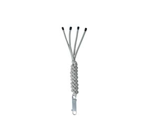 Moncler - Braided Rope Keychain - unisex - Accessoires - Beige - Taille: ONE Size