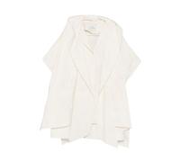 Moncler - Cape à écusson logo - Femme - Vestes - Blanc - Taille: ONE Size