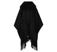 Moncler - Cape Grenoble - Femme - Vestes - Noir - Taille: ONE Size