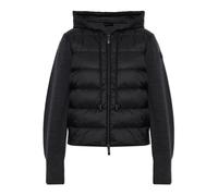 Moncler - Cardigan à devant matelassé - Femme - Pulls - Gris - Taille: 42 FR
