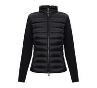 Moncler - Cardigan à devant matelassé - Femme - Pulls - Noir - Taille: 40 FR
