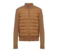 Moncler - Cardigan à devant matelassé - Homme - Pulls - Brun - Taille: S