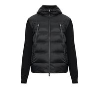 Moncler - Cardigan à devant matelassé - Homme - Pulls - Noir - Taille: XL