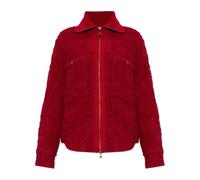 Moncler - Cardigan à Poches - Femme - Pulls - Rouge - Taille: 36 FR