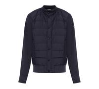 Moncler - Cardigan avec devant matelassé - Homme - Pulls - Bleu - Taille: 2XL