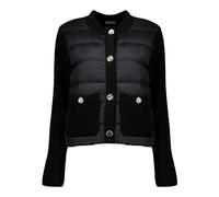 Moncler - Cardigan Bi-Matière - Femme - Pulls - Noir - Taille: 36 FR