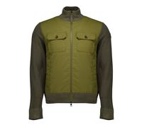 Moncler - Cardigan en Laine Matelassé - Homme - Pulls - Vert - Taille: S