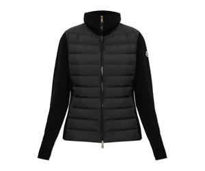 Moncler - Cardigan matelassé - Femme - Pulls - Noir - Taille: 42 FR