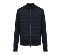 Moncler - Cardigan matelassé - Homme - Pulls - Bleu - Taille: 3XL