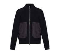 Moncler - Cardigan zippé - Homme - Sweatshirts et sweats à capuche - Bleu - Taille: S