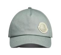 Moncler - Casquette de baseball en gabardine - Femme - Accessoires - Vert - Taille: ONE Size