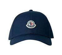 Moncler - Casquette de Baseball en Sergé de Coton avec Logo - Homme - Accessoires - Bleu - Taille: ONE Size