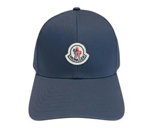 Moncler - Casquette de baseball Monogramme - Homme - Accessoires - Bleu - Taille: ONE Size
